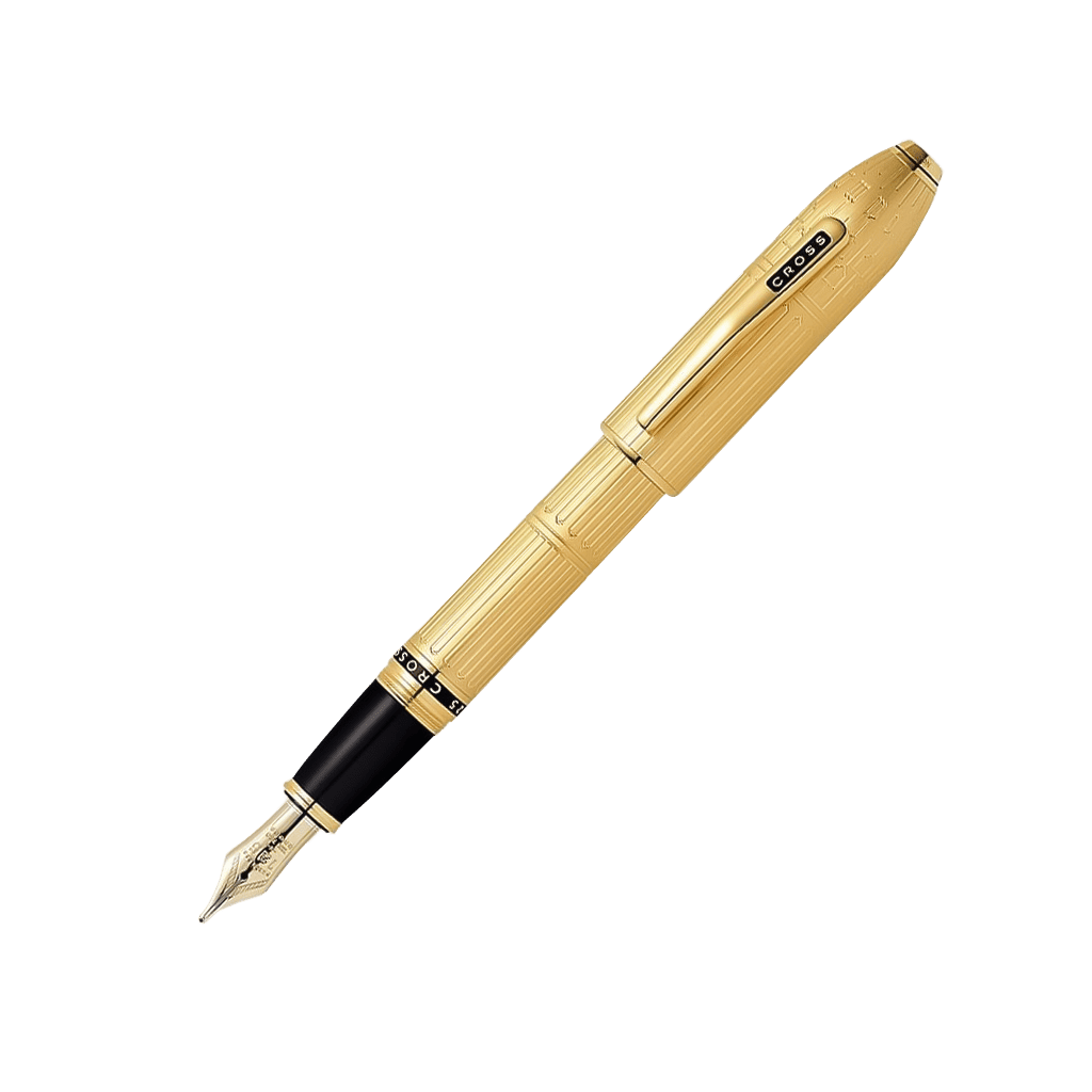 خودنویس کراس مدل peerless london طلایی