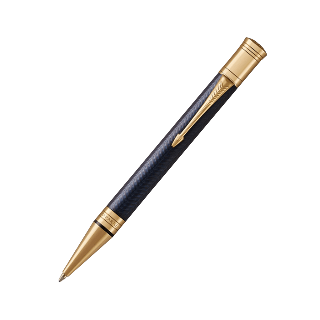 خودکار parker duofold blue chevron آبی متالیک