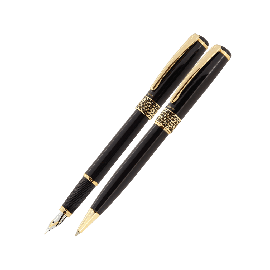 جفتی خودنویس و خودکار Europen Bee مشکی