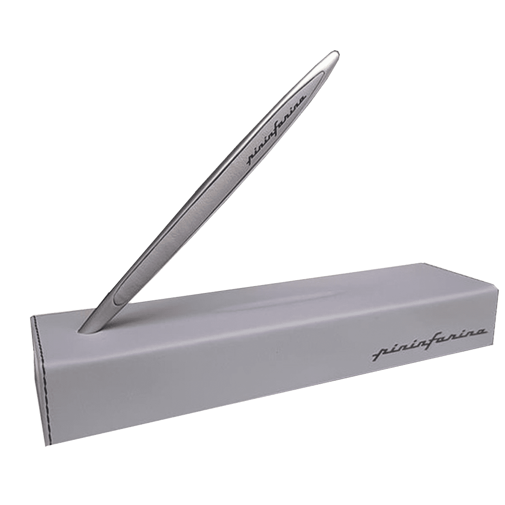 قلم ماندگار چرمی cambiano luxury leather طوسی