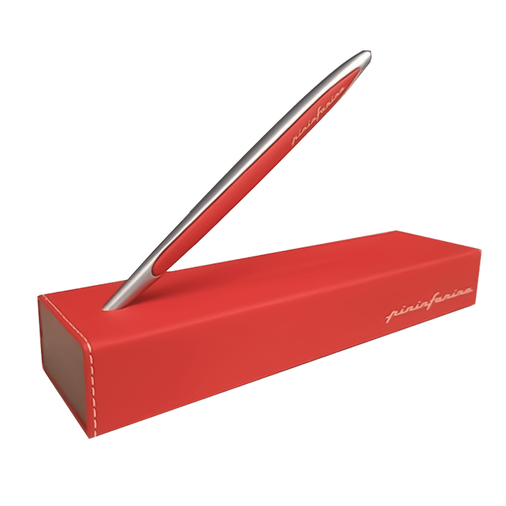 قلم ماندگار cambiano چرمی قرمز