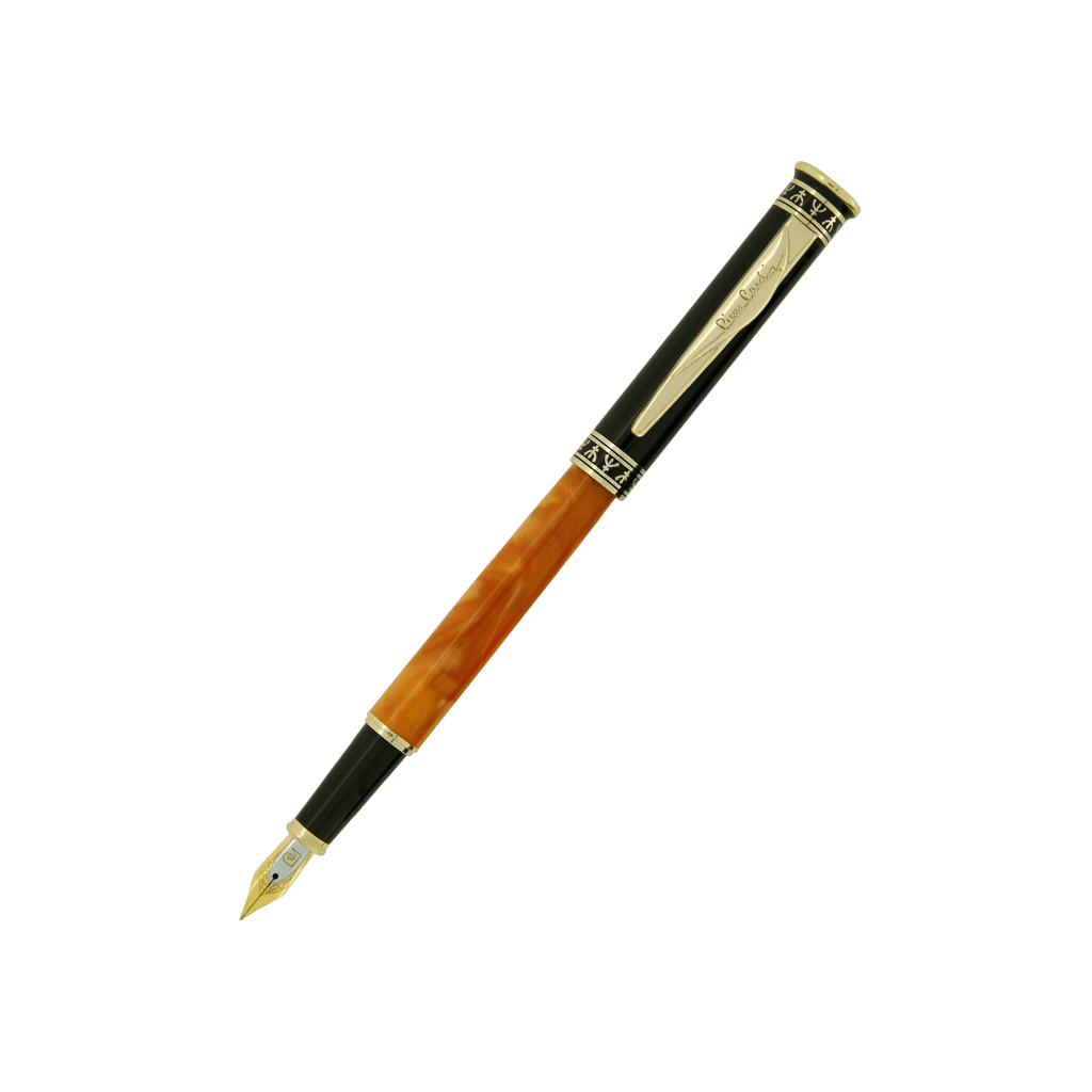 خودنویس پیر کاردین مدل نپتون مشکی قهوه ای