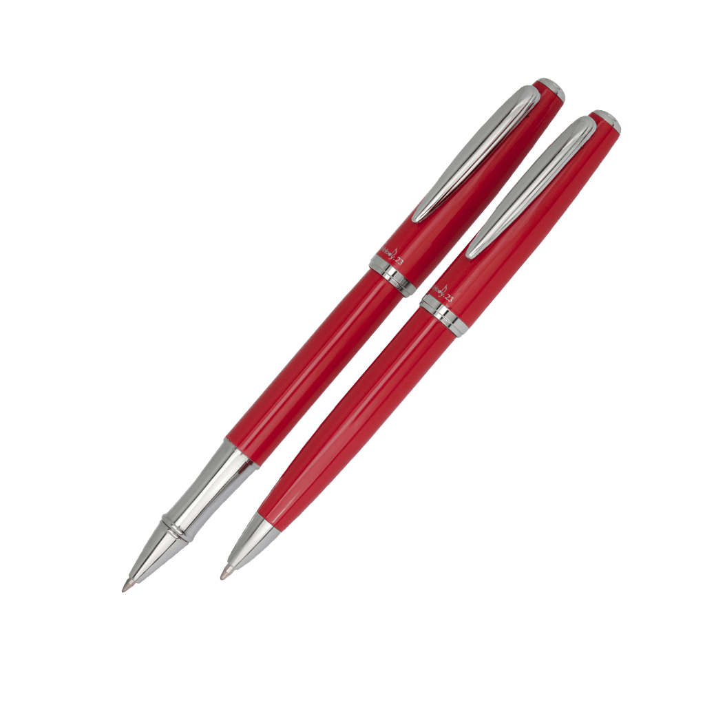 جفتی خودکار و روان نویس ملودی ۲۳ قرمز