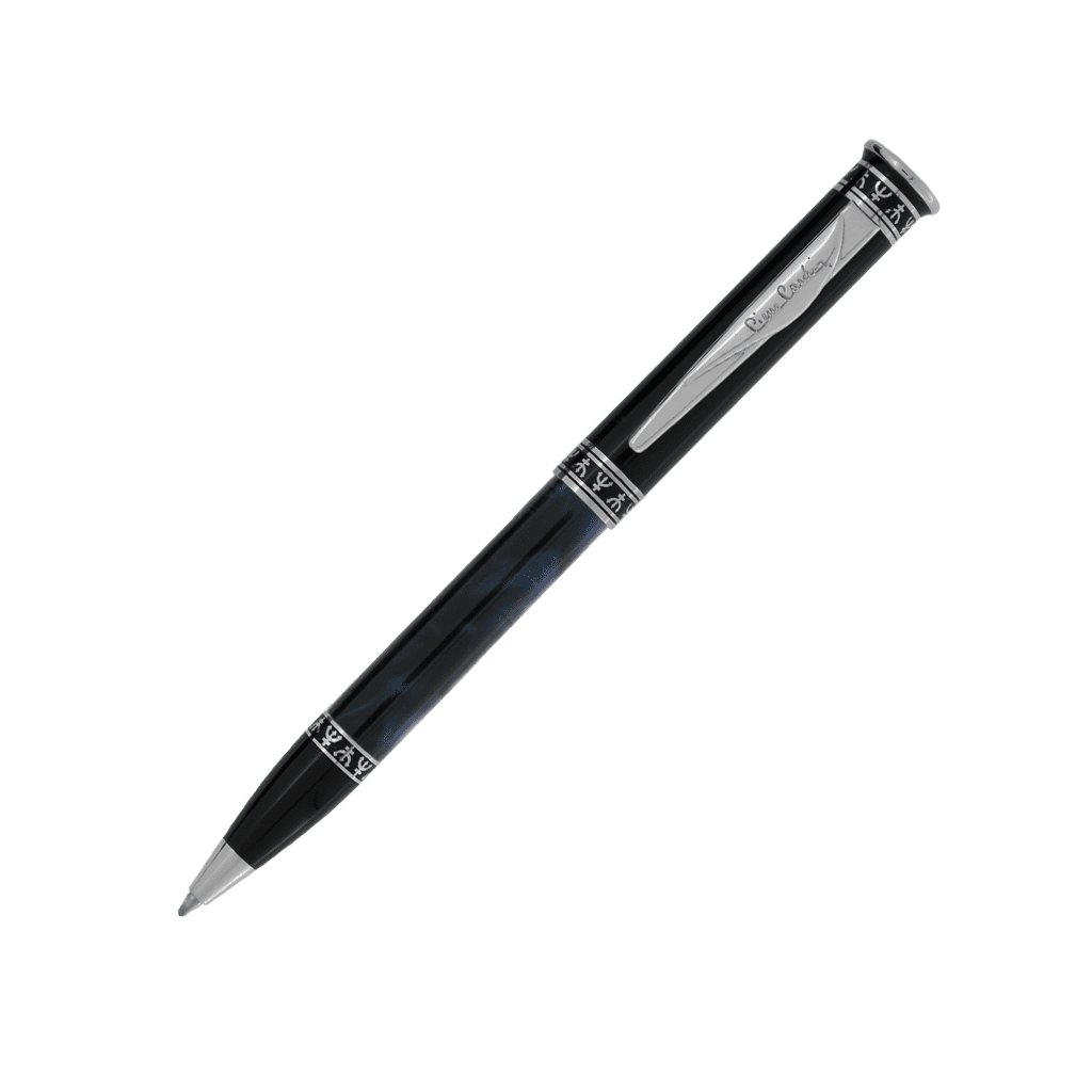 خودکار پیرکاردین مشکی آبی مدل نپتون