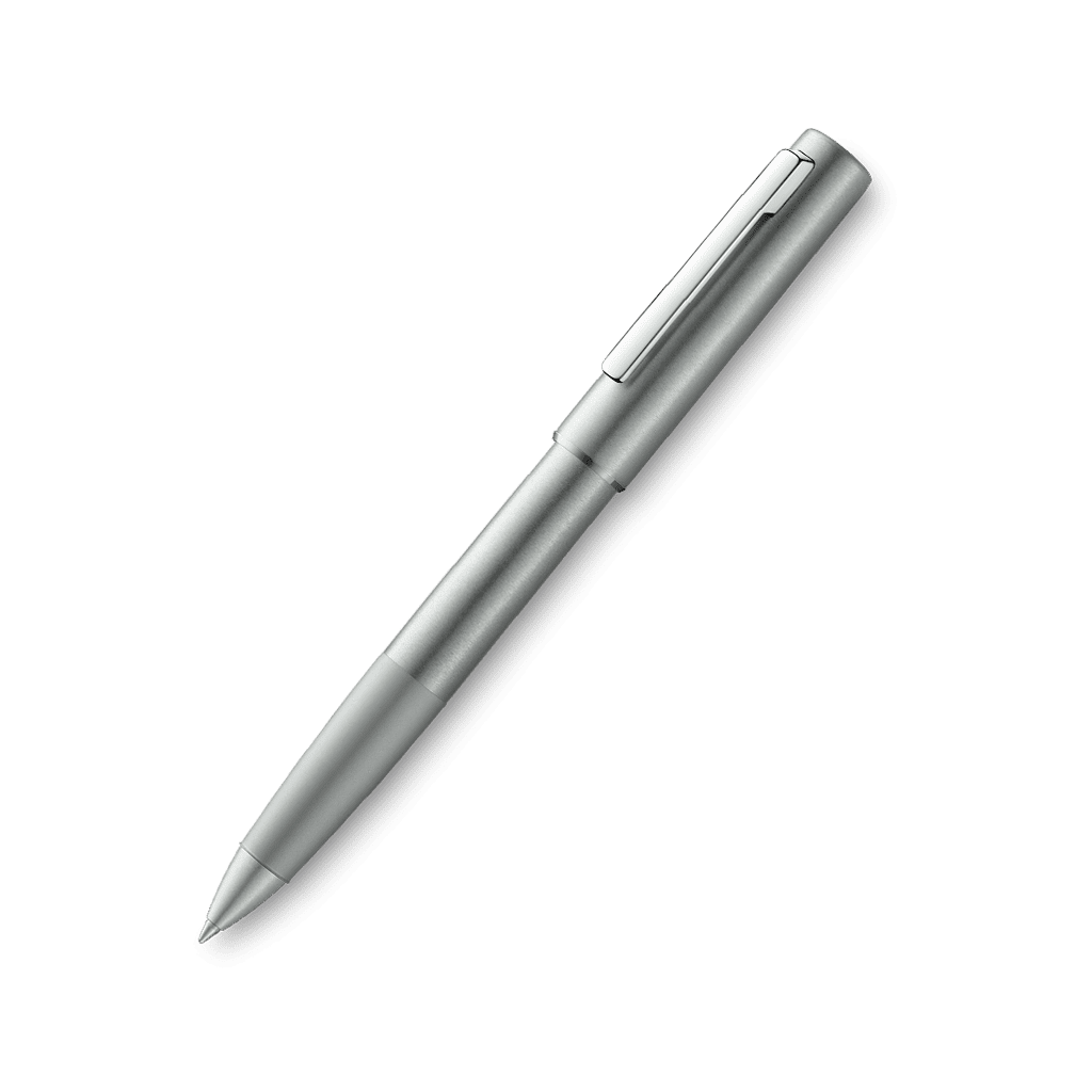 lamy aion steel brush rollerball