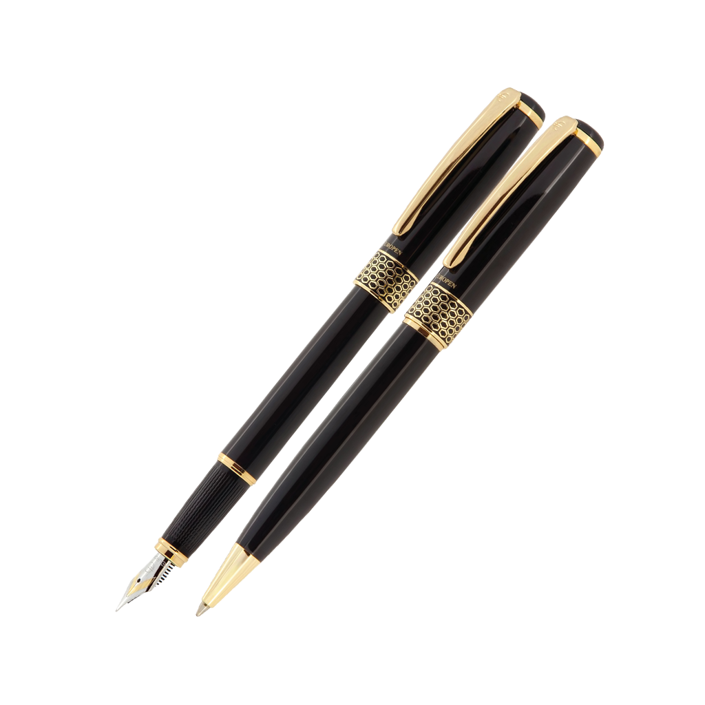 جفتی خودنویس و خودکار Europen Bee مشکی
