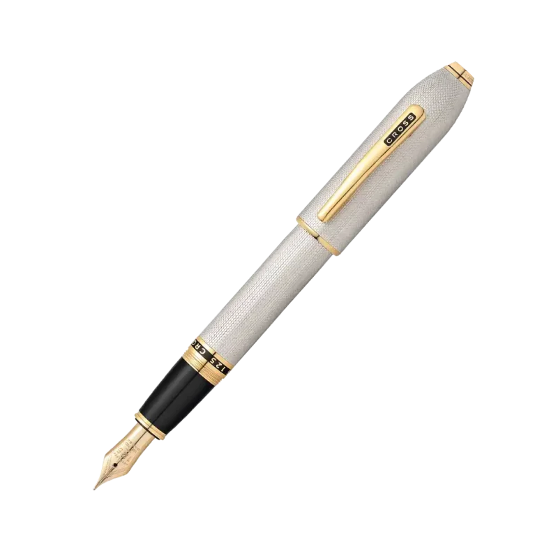 خودنویس کراس پیرلس 125 پلاتینیوم، طلا و سواروسکی