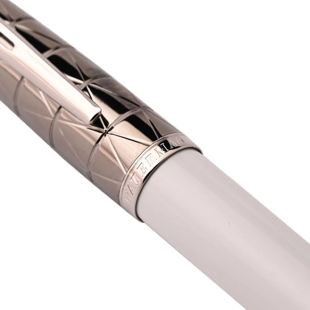 خودکار Waterman Carene Contemporary White and Gun Metal سفید باروتی