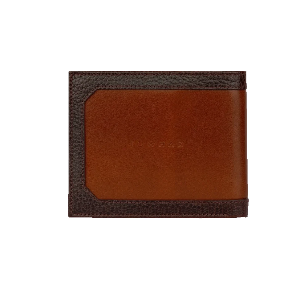 کیف پول چرمی Jowhar Frame Clay قهوه ای