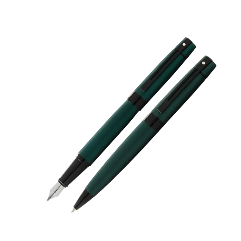 جفتی خودکار و خودنویس Sheaffer 300 سبز تیره