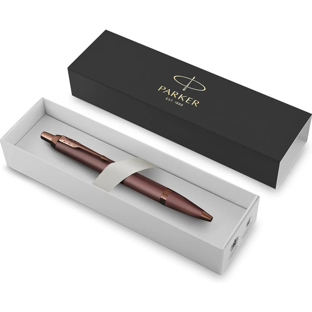Parker IM Monochrome burgundy package