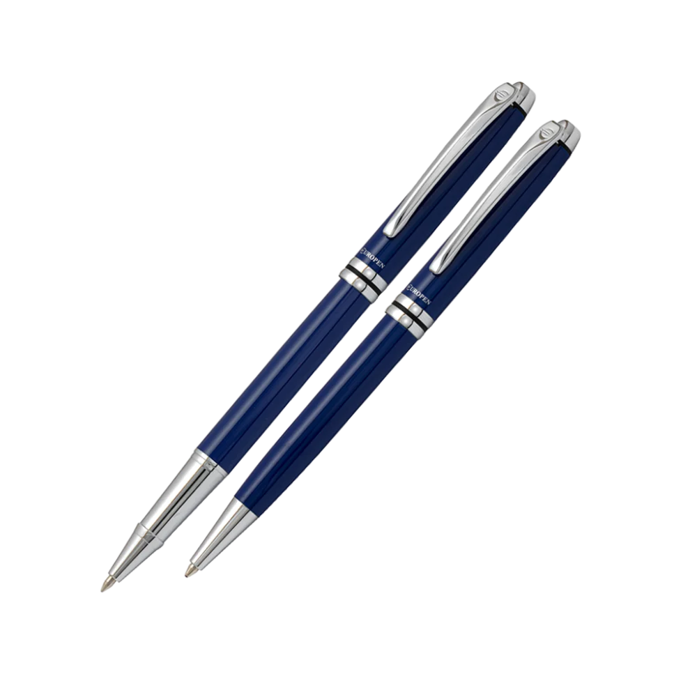 جفتی خودکار و روان نویس Europen Cobalt آبی