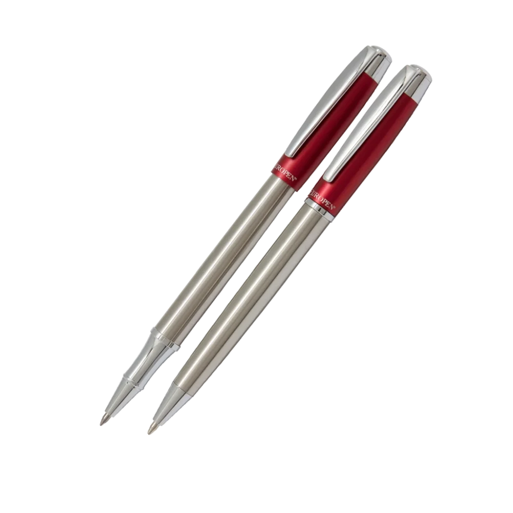 جفتی روان نویس و خودکار Europen Smart قرمز