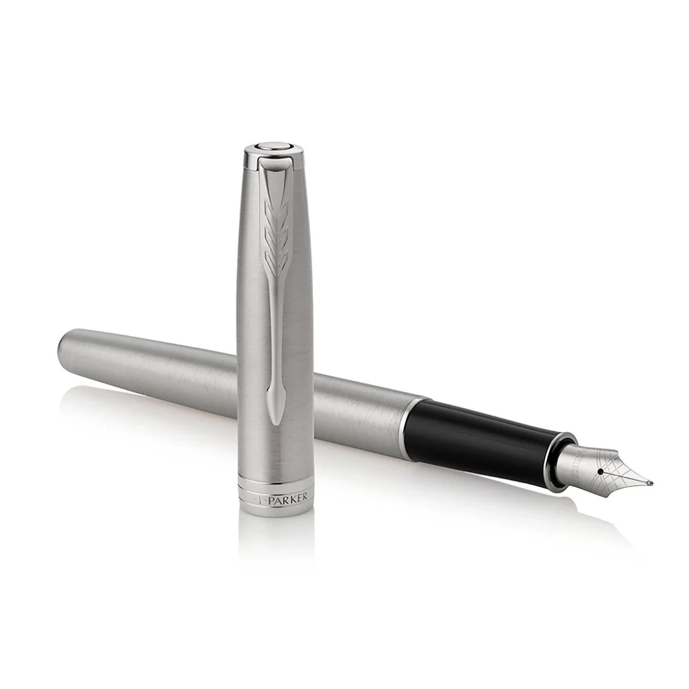 خودنویس parker sonnet استیل گیره استیل