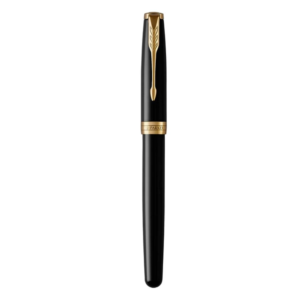 خودنویس parker sonnet لاک مشکی گیره طلا