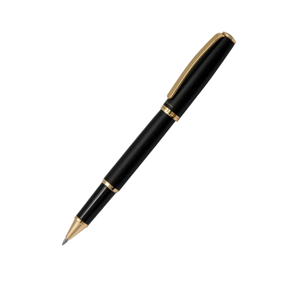 روان نویس Europen Join مشکی مات گیره طلایی