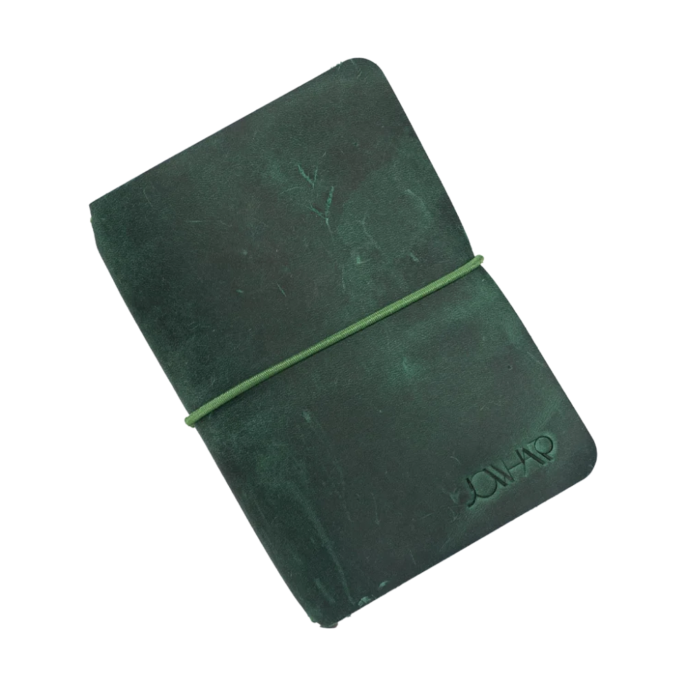 دفتر یادداشت Jowhar Traveler's Notebook سبز وینتیج