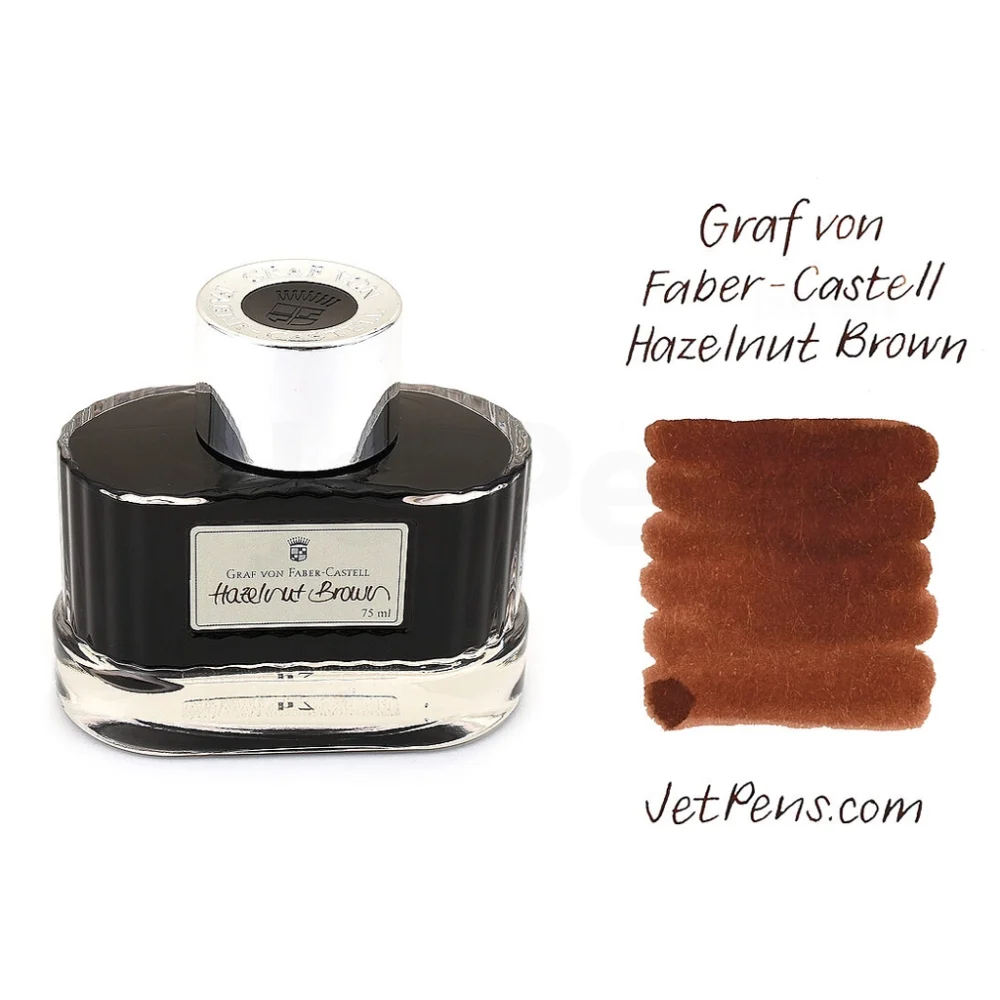 شیشه جوهر خودنویس Graf Von Faber Castell قهوه ای