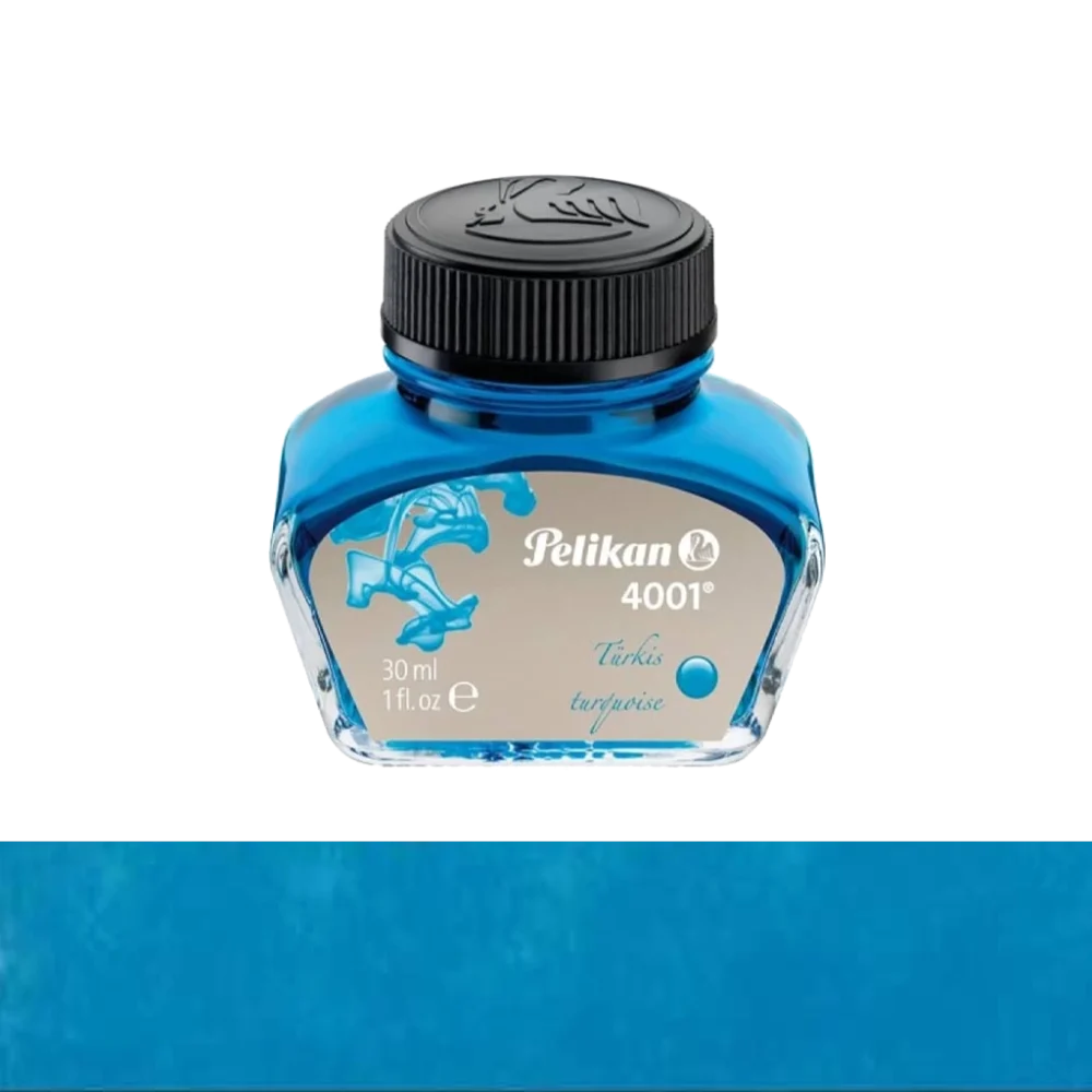 شیشه جوهر خودنویس Pelikan 4001 آبی روشن