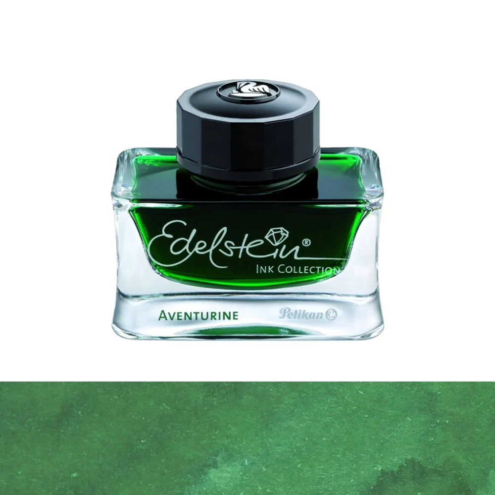 شیشه جوهر خودنویس Pelikan Edelstein Adventurine سبز