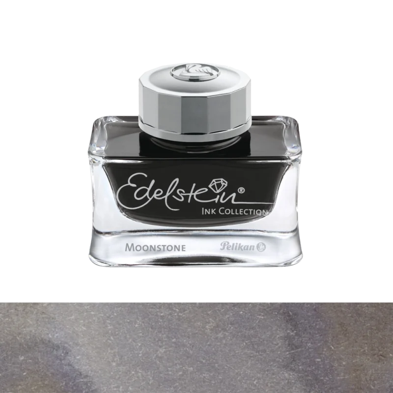 شیشه جوهر خودنویس Pelikan Edelstein Moonstone نقره ای