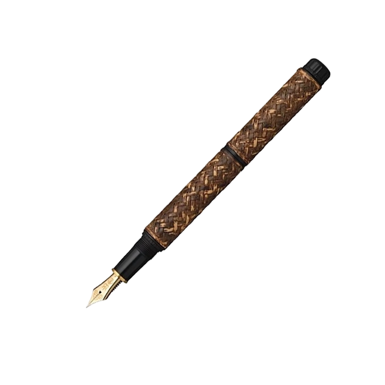 Platinum-Izumo-Bamboo-Weaving-Yokoajiro-Torafu-Fountain-pen