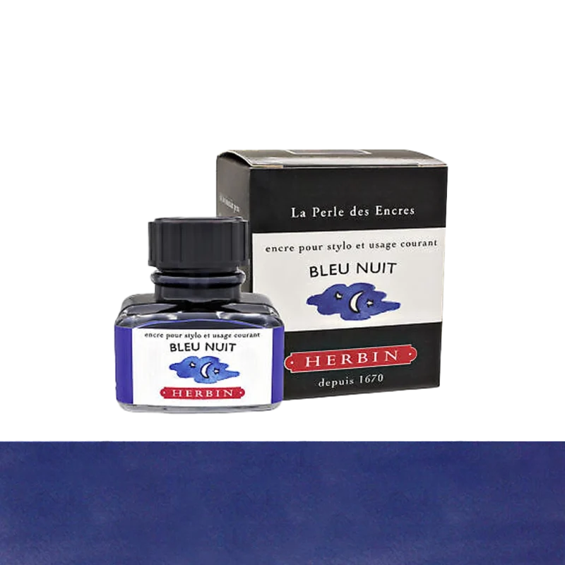 Bleu nuit herbin ink