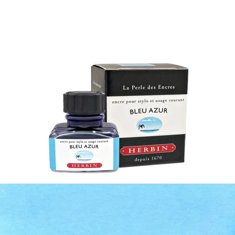 bleu azur herbin ink