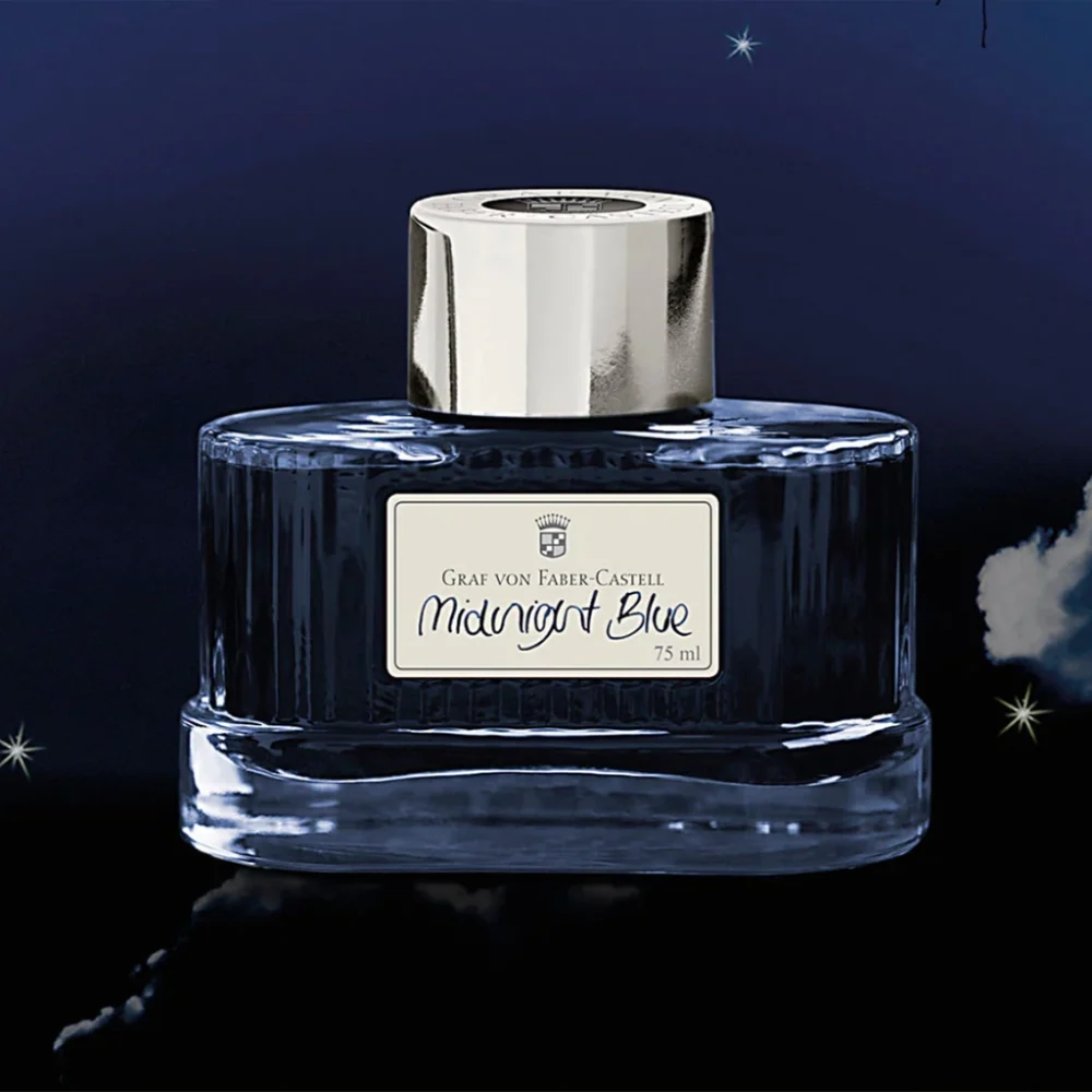 midnight blue graf von faber castell ink