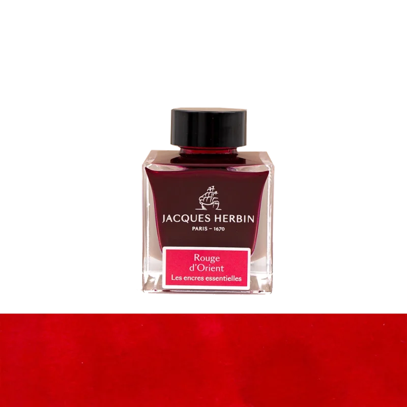 Jacques Herbin Rouge d'Orient Ink Bottle 50 ml